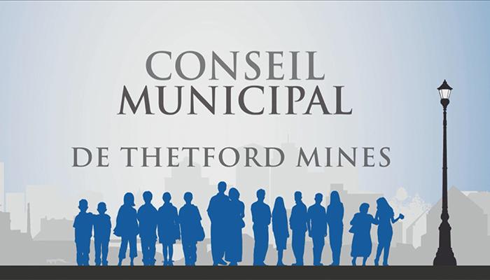 Conseil municipal Thetford Mines