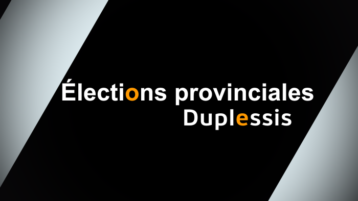 elections provinciales duplessis