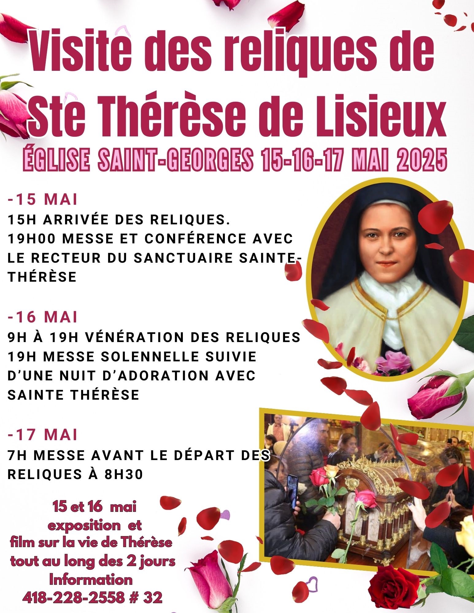 Visite des reliques.