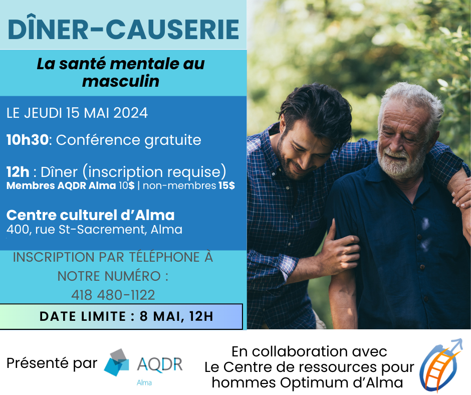 Inscrivez-vous à notre dernier Dîner-Causerie avant la période estivale ! De retour dès l'automne 2025 !