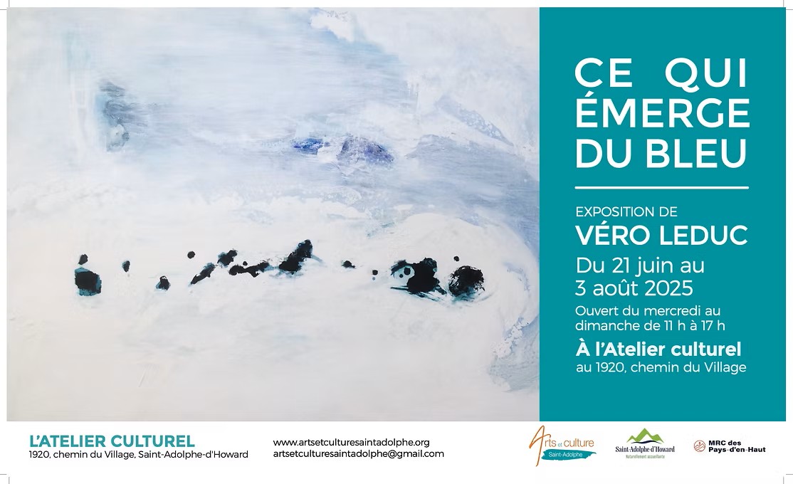 Exposition "Ce qui émerge du bleu"