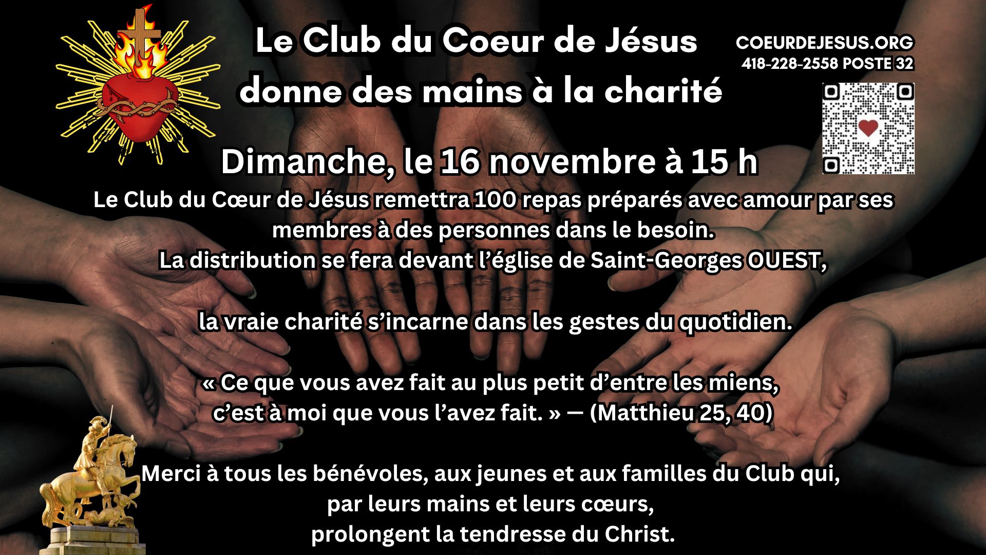  la vraie charité s’incarne dans les gestes du quotidien.