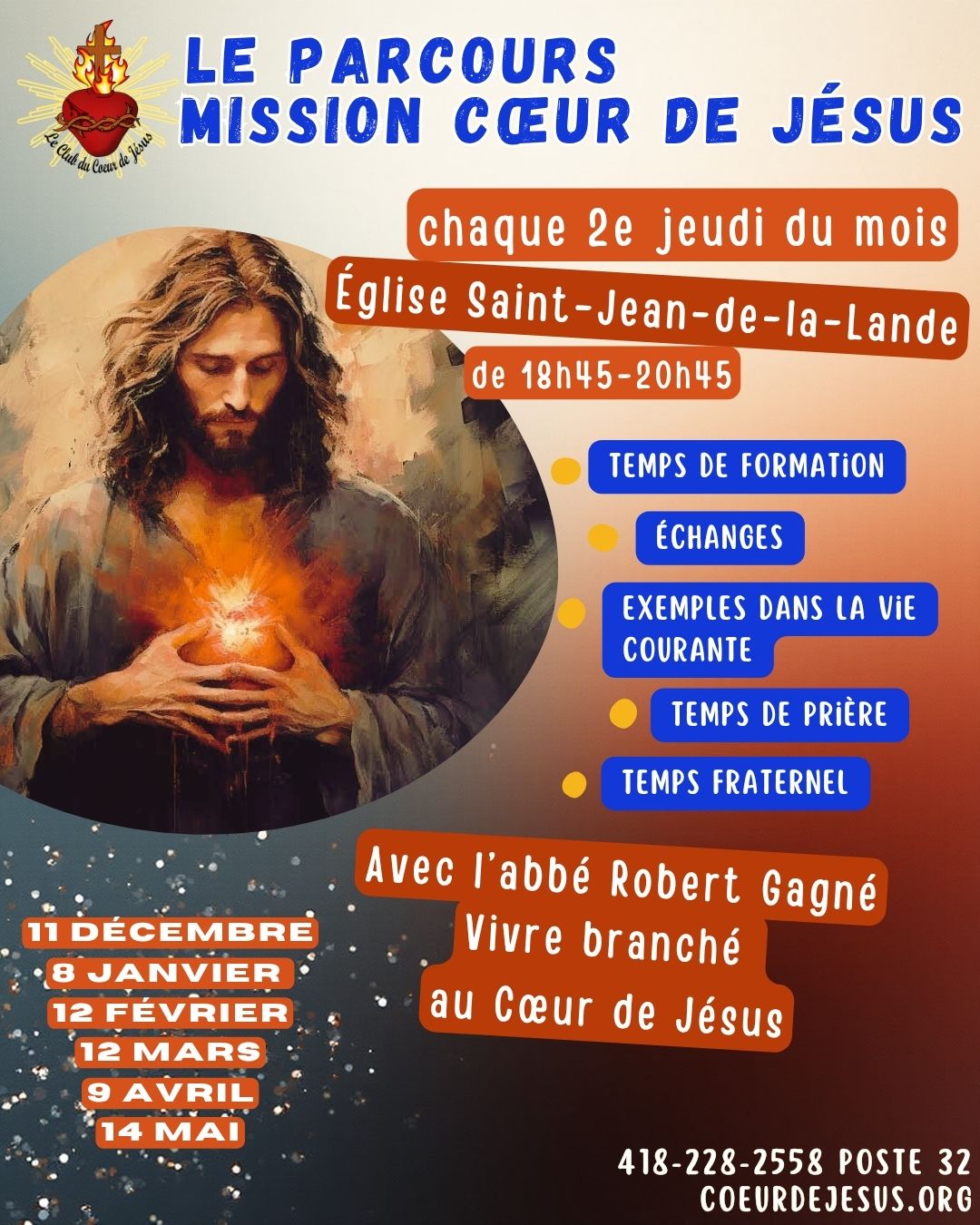 VIVRE BRANCHÉ AU COEUR DE JÉSUS