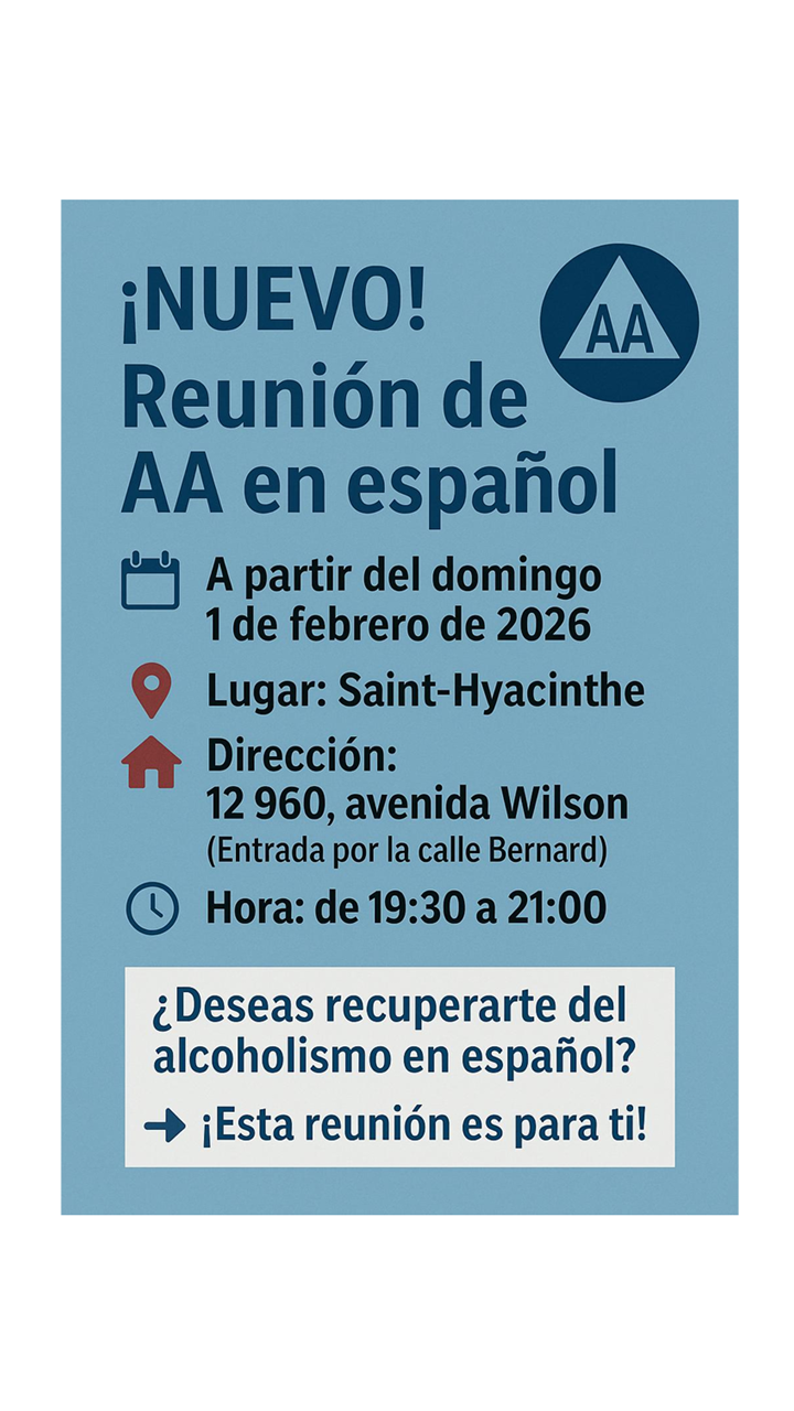Réunion d'Alcooliques Anonymes en Espagnol