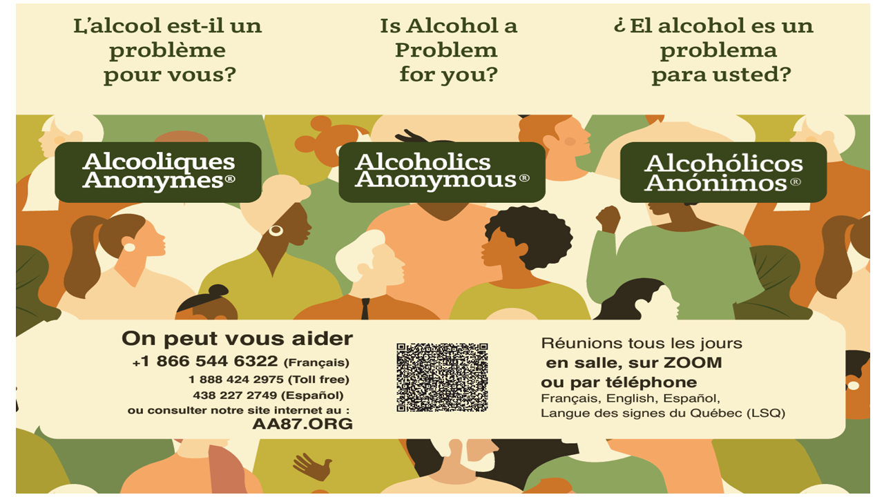 Alcooliques Anonymes, Français, Anglais, Espagnol