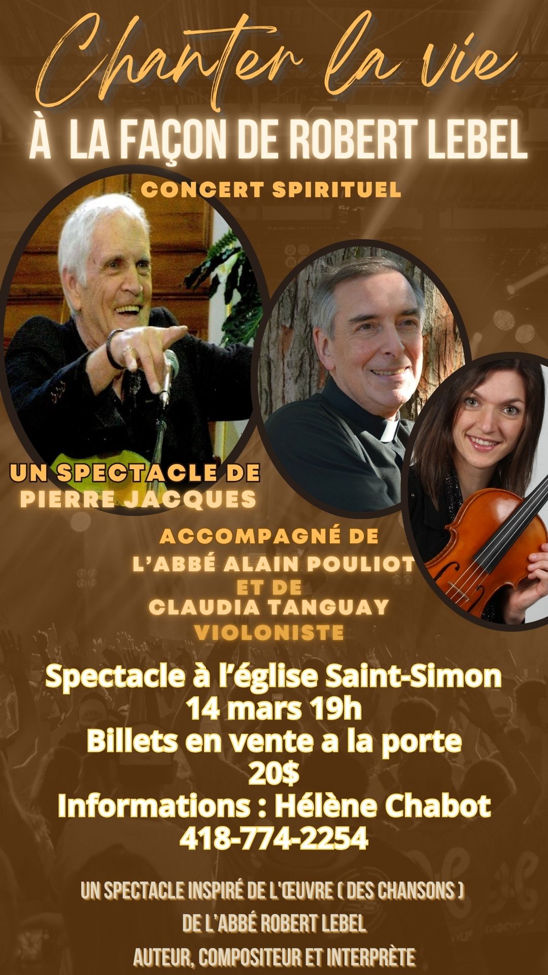 Concert CHANTER LA VIE