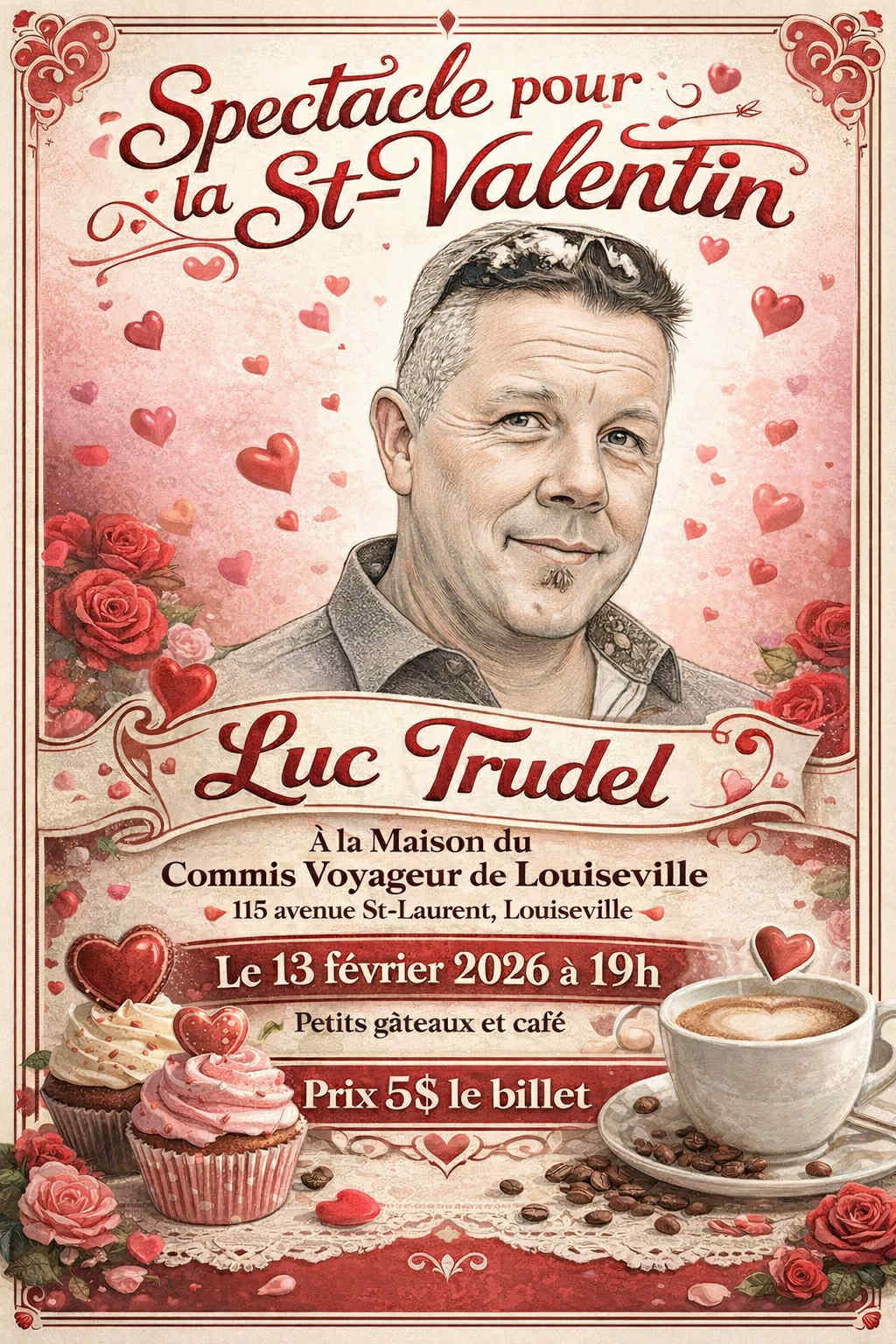 Spectacle de la St-valentin par Luc Trudel