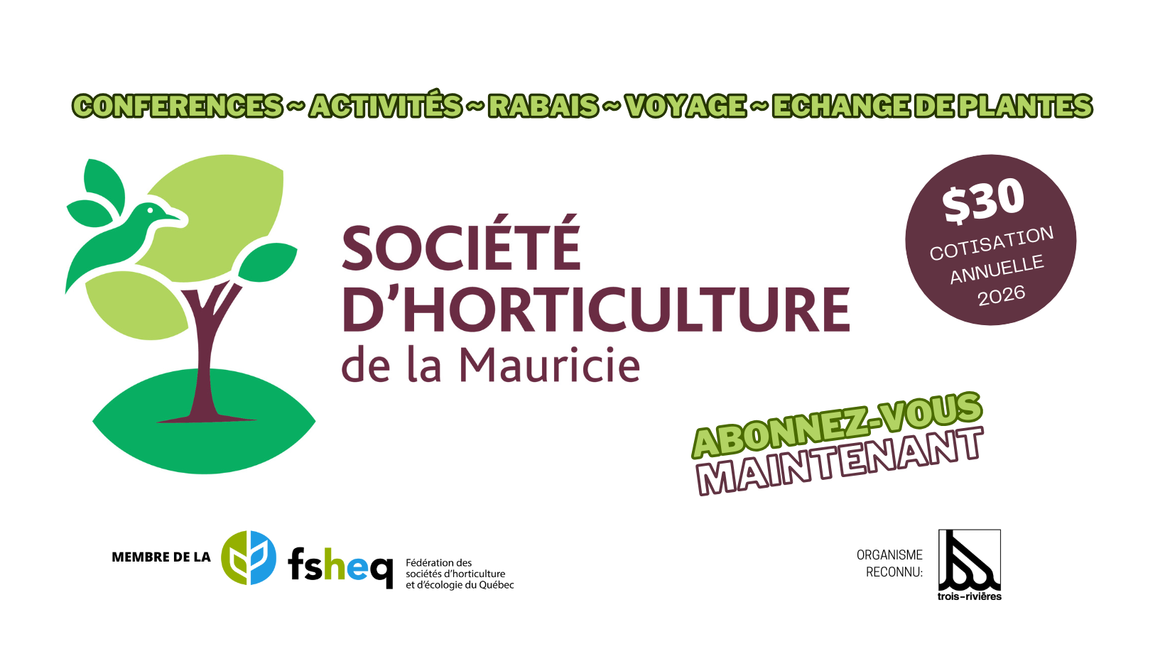 Horticulture Mauricie 2026
