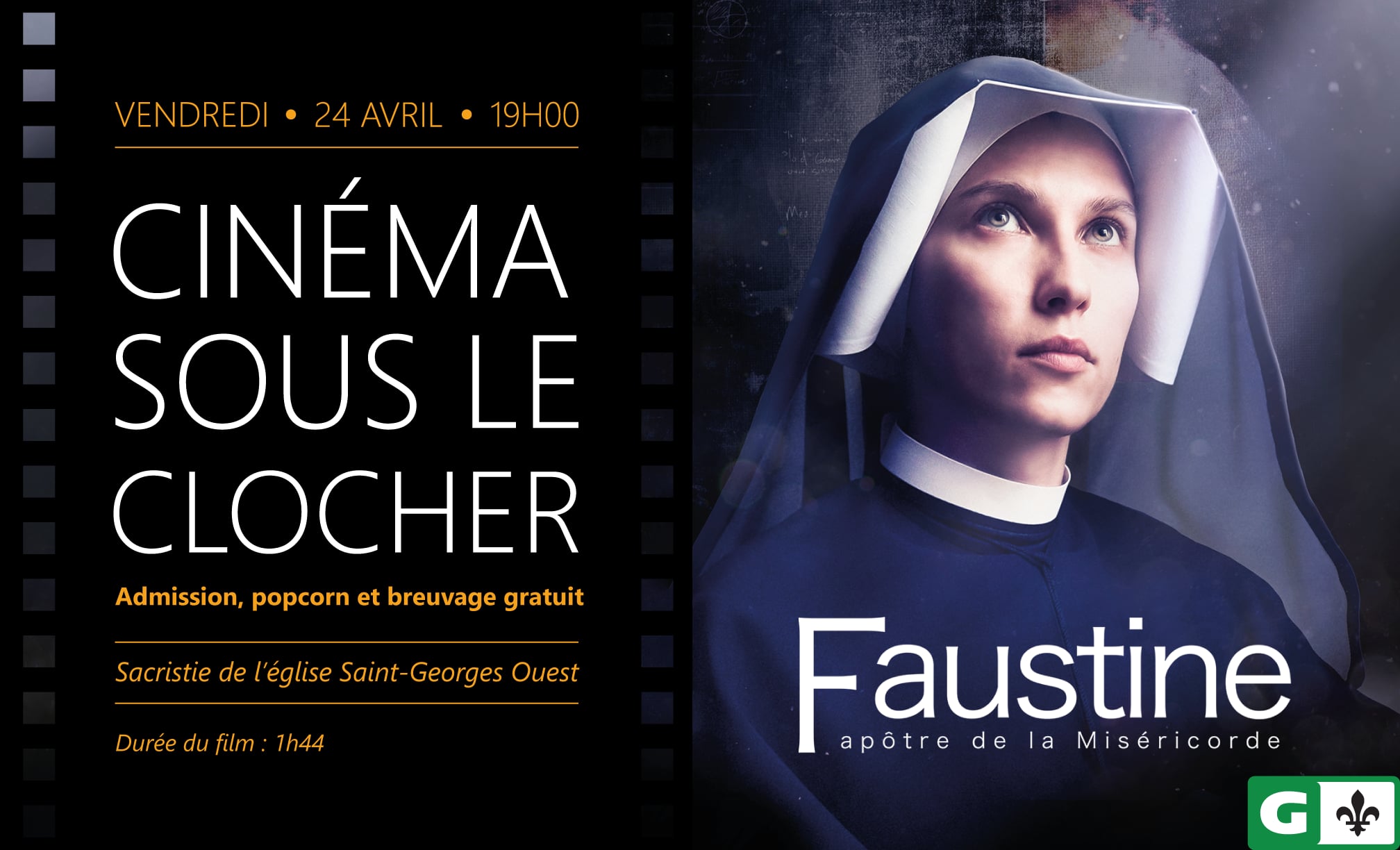 Cinéma sous le clocher