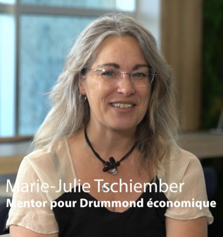 Marie-Julie Tschiember, mentor à Drummond économique.