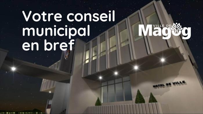 Le conseil municipal en bref