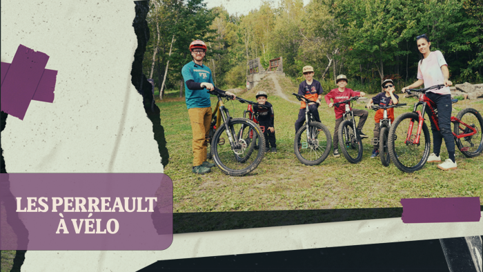 Les Perreault à vélo
